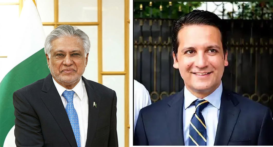 اسحاق ڈار کی وزیراعظم آزاد کشمیر سے ملاقات، ترقیاتی امور پر تبادلۂ خیال